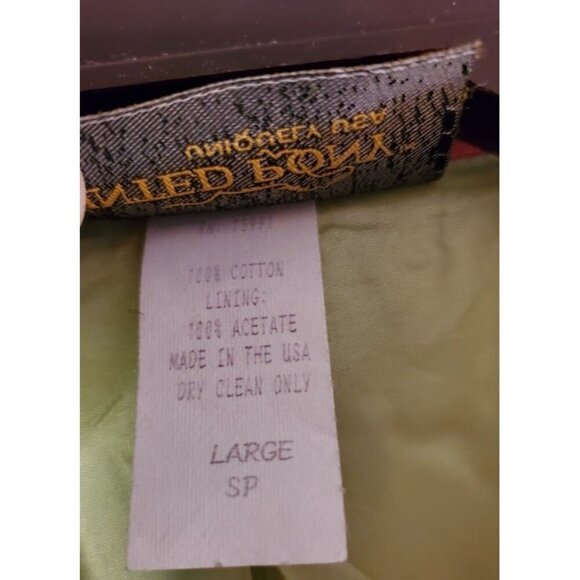 Vintage Painted Pony Floral Print Cotton Jacket Large SP - Picture 4 of 6